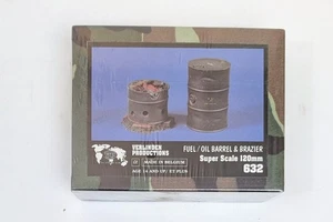 Verlinden Productions 632 – Fuel / Oil Barrel & Brazier – Super Scale 120mm - Bild 1 von 1