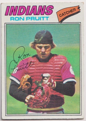 1977 Topps #654 Ron Pruitt Cleveland Indians - Image 1 of 2