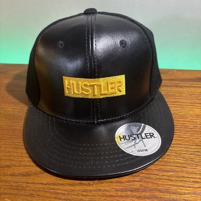 NUEVO Gorra Hustler Negra Snapback Béisbol Estilo Camionero Gorra con Etiquetas Foto 1 de 4