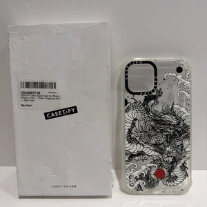 Casetify Ultra Impact iPhone 12/12 Pro Case - Power Dragon By Gabe Shun - Clear  - Picture 1 of 8