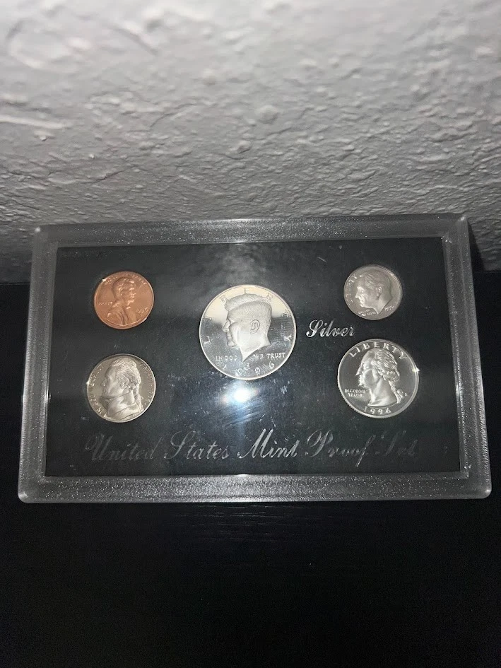 1996 United States Mint Silver Proof Set of 5 Coins - Image 1 of 2