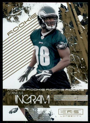 2009 Donruss Rookies & Stars Gold Retail Cornelius Ingram 895/999 Philadelphia - Image 1 of 2