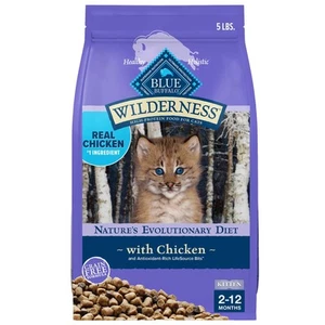 Blue Buffalo Wilderness Natural Kitten Katzentrockenfutter, mit DHA und ARA zur Supp... - Bild 1 von 9