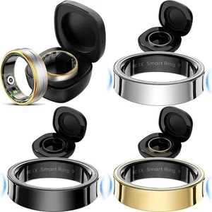 Smart Ring Hombre Mujer Fitness Ring Frecuencia Cardíaca SpO2 Rastreador de Sueño - Imagen 1 de 34