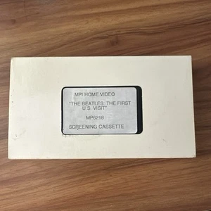 The Beatles: The First U.S. Visit RARE Screening VHS tested - Picture 1 of 2