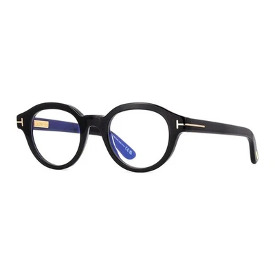Tom Ford FT6037-B 001 Shiny Black 49mm Eyeglasses New Authentic - Image 1 of 2