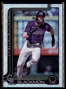 Lámina de brillo de arena Topps Series One 2025 Charlie Blackmon Rockies 311 - Imagen 1 de 2