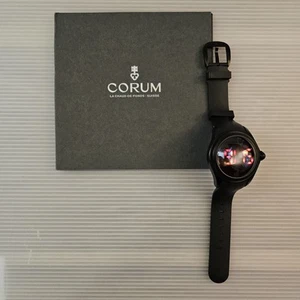 Corum Bubble 47 Disconnected Limit Ed. Watch Digital Red LED Display RARE w/P - Picture 1 of 6