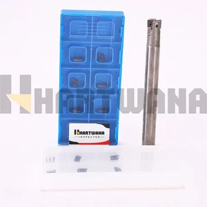 16PCS JDMT070204R Carbide Milling Cutter Insert 3/8'' Indexable Milling Shank - Picture 1 of 11