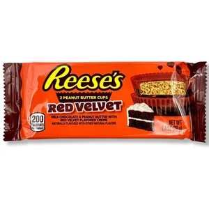 Tazas de mantequilla de maní chocolate con leche terciopelo rojo Reese's - 1,4 oz - Imagen 1 de 12