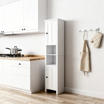 Badschrank Hochschrank Badezimmerschrank Toilettenschrank 170cm 4 Ebenen - Bild 1 von 4