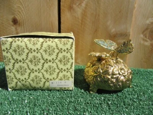 Vintage Westland Evergreen Butterfly Gold Music Box Made In Japan - Picture 1 of 6