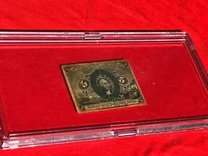 1863 US 5c Five Cent Fractional Currency Note - Picture 1 of 2