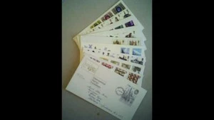 10 UK Royal Mail ERSTTAGSBRIEFE - 1977-1980 inkl Pferde & Stampex '80 . - Bild 1 von 6