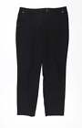 George Womens Black Polyester Trousers Size 12 L27 in Regular Zip