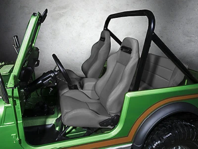 Racing Seat Set vorne Grau links+rechts Rennsitz Sitz Jeep Wrangler TJ 96-06 - Bild 1 von 4