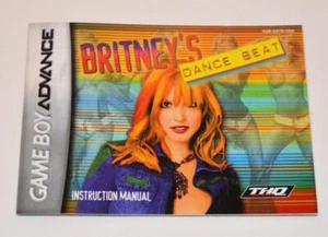 SOLO MANUAL Britney's Dance Beat Nintendo Gameboy Folleto de instrucciones avanzado - Imagen 1 de 1
