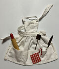 VINTAGE 1960's MATTEL BARBIE LEARNS TO COOK Apron Utensils PAK Accessories Orig.