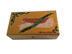 1998 Zeder Andenken Schmuckschatulle - Schlüssel Vintage Lane Company handbemalt Design - Bild 1 von 12