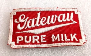 Rare Gateway Dairy Milk Farm Uniform Patch 1950s NOS New - Picture 1 of 3