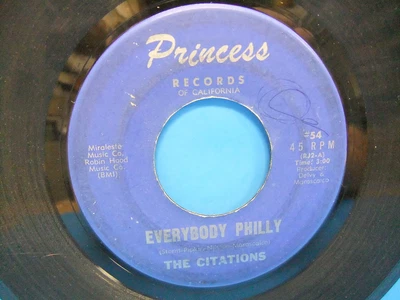 The Citations Everybody Philly / Carmen P. 1965 45 Single Princess 54 Funk Soul - Bild 1 von 3