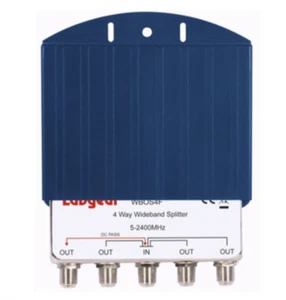 TV AERIAL 4 WAY OUTDOOR SPLITTER EXTERNAL 3 FREEVIEW DIGITAL 5 FREE F CONNECTOR - Picture 1 of 1