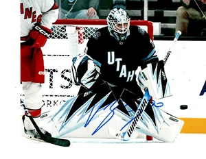 UTAH HOCKEY CLUB KAREL VEJMELKA FIRMADO 8X10 - Imagen 1 de 1
