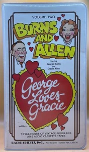 Burns and Allen Volume 2 - George Loves Gracie 6 Cassette Audiobook Clamshell - Imagen 1 de 7