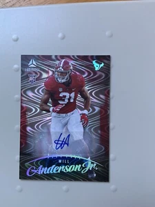 WILL ANDERSON JR AUTO/RC 2023 LUMINANCE SWIRL LOW #8/50 Texans Star Defender - Picture 1 of 7