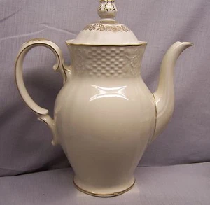 WINTERLING/BAVARIA "TUBILAUM gold trim" COFFEE POT - Picture 1 of 8