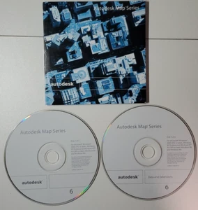 Autodesk Map Series 2002 Software Disks w/ Serial Number, CD Key, & Auth Code - Picture 1 of 5