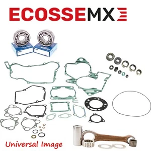 Kawasaki KX80 1986-1987 Gasket Set Con Rod Kit Seal Kit Crank Bearings - Picture 1 of 6