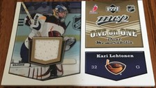 2007-08 Upper Deck MVP One On One Jerseys Kari Lehtonen/Antero Niittymaki OO-LN