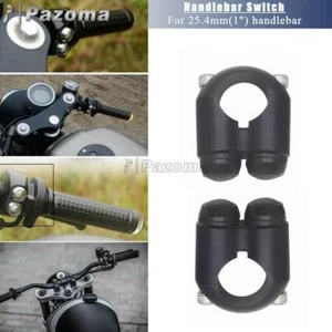2-Button Hand Switch Control Momentary For Harley Chopper Bobber 1" Handle Bar - Picture 1 of 10