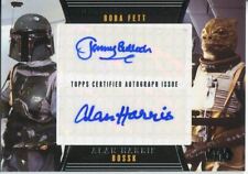 Star Wars Galactic Files 2 Dual Autograph Card Jeremy Bulloch / Alan Harris