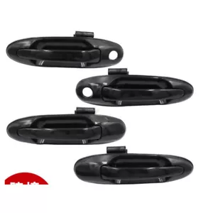 4PCS Car Side Outer Door Handles Kit for TOYOTA LAND CRUISER (ZJ100_) 2001-2007 - Picture 1 of 5