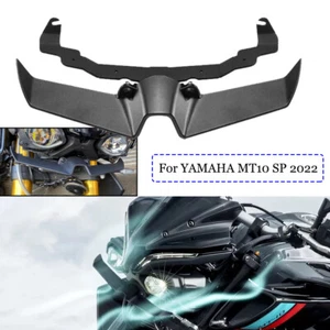 For YAMAHA MT10 SP 2022 Naked Front Spoiler Winglet Aerodynamic Wing Kit Spoiler - Picture 1 of 10