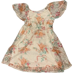 Disney D-Signed Girl's Beauty And The Beast Dress Lined Soft Medium 10/12 - Picture 1 of 3