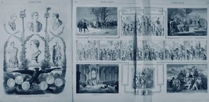 1925 CESAR ROME VERCINGETORIX GAULES 2 JOURNAUX ANCIENS - Foto 1 di 1