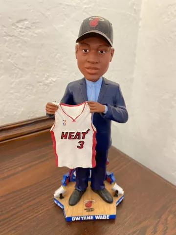 *Rare* Dwyane Wade Draft Jersey Bobblehead #/504 Miami Heat NBA Dwayne FOCO Cover