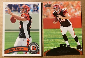 Andy Dalton RC x (2) 2011 Topps #70 & Topps Prime #113 CINCINNATI BENGALS - Bild 1 von 1