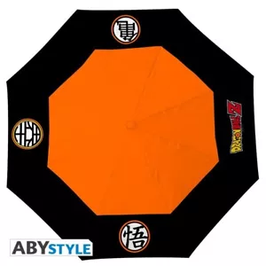 Dragon Ball Z Ombrello Umbrella Son Goku Simboli Abystyle 100% Poliestere Nuovo - Foto 1 di 5