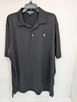 Peter Millar Summer Comfort Black Men's Polo Shirt Size XL Weightlifting - Image 1 of 4