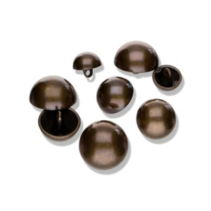 2x Trachtenknopf Metall altmessing 11 mm 15 mm   Seco Knopf Nähen - Bild 1 von 3