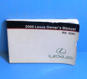 00 2000 Lexus RX 300/RX300 manual del propietario - Imagen 1 de 2