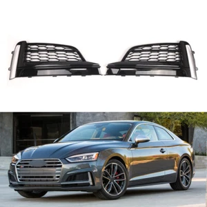 Waben Gitter Lüftungsgitter Stoßstange Nebelscheinwerfer Für Audi A5 S-Line S5 - Picture 1 of 9
