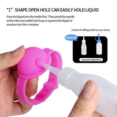 Sanitiser Silicone Wristband  Bracelet for Kids & Adult. Dispense on the go. - Image 1 of 4