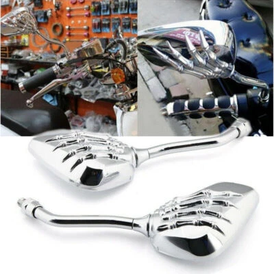 Chrome Motorcycle Rearview Mirrors For Honda Shadow Spirit Aero ACE VT 750 1100 - Image 1 of 4