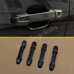 Accesorios para tapicería de manija de puerta de fibra de carbono para Subaru Forester 2019-2021 - Imagen 1 de 9
