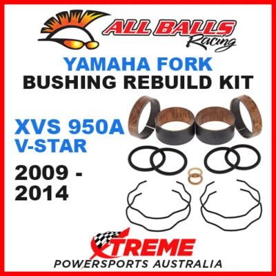 All Balls 38-6095 Yamaha XVS950A XVS 950A V-Star 2009-2014 Fork Bushing Kit - Image 1 of 2